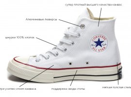 Приобретайте брендовую обувь только в надежных торговых точках – интернет-магазин «Converse» одна из них